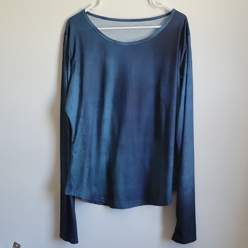 Elegant Blue Women's Top